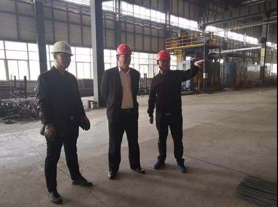唐鑫到鋼加公司韓城基地調研 唐鑫到鋼加公司韓城基地調研
