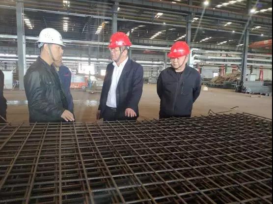 唐鑫到鋼加公司韓城基地調研 唐鑫到鋼加公司韓城基地調研